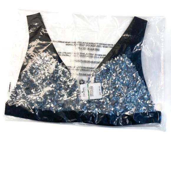 NWT! FREE PEOPLE Sequins Bralette - Picture 2 of 4